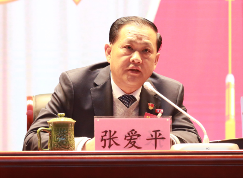 张爱平同志宣读中共广发手机网第一届党委成员分工及纪委成员分工